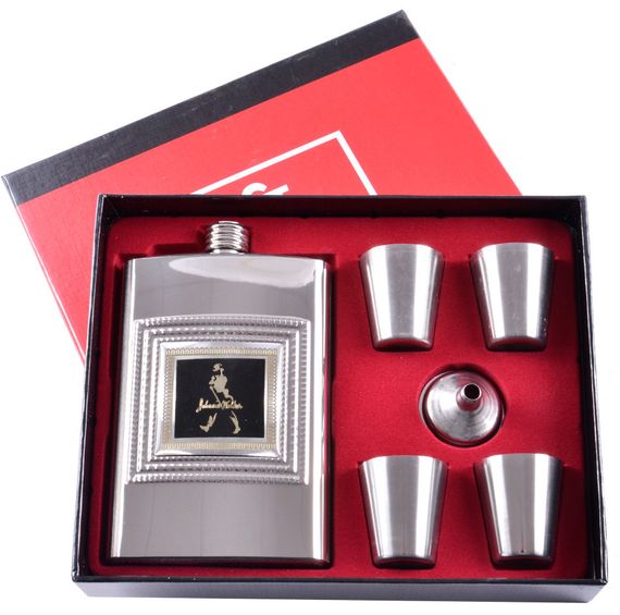 Подарочный набор 6в1 фляга, рюмки, лейка "Whisky" TZ-03
