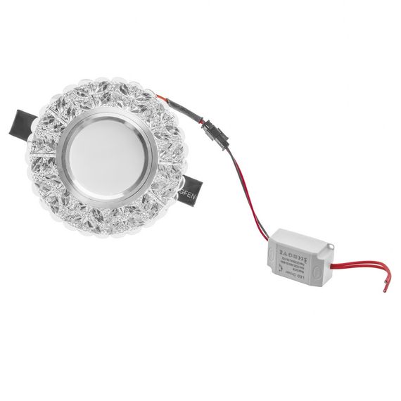 Светильник точечный LED декоративный HDL-G261/3W + WH MR16 | Зображення 7