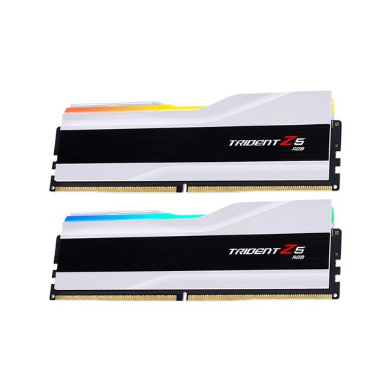 Модуль пам&#039;яті для комп&#039;ютера DDR5 64GB (2x32GB) 6000 MHz Trident Z5 RGB White G.Skill (F5-6000J3636F32GX2-TZ5RW)