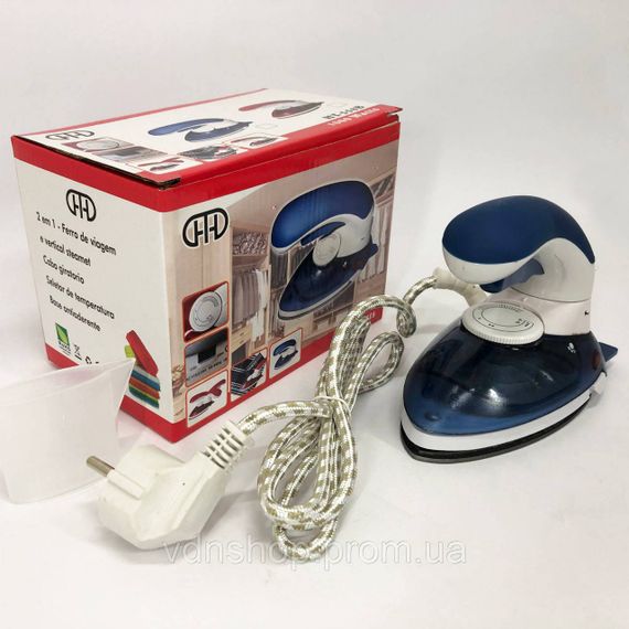 Отпариватель для одежды хорошего качевства Mini Steam Iron HT-558B, Отпариватель для вязаных тканей IX-36 | Зображення 3