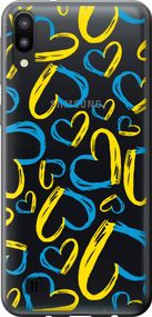 Чехол на Samsung Galaxy M10 Сердца UA "5292u-1661-17620"