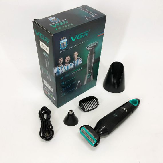 Профессиональная мужская бритва с триммером VGR V-601, Триммеры для бритья мужские профессиональные MT-15 | Зображення 9