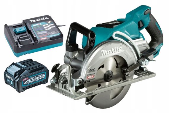 Пила дисковая ручная аккумуляторная Makita RS001GM101 (185 мм, 6400 мин-1, 65 мм, BL, XGT)