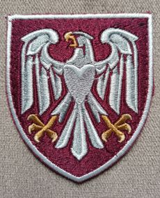 Шеврон 82 ОДШБр (червоний)