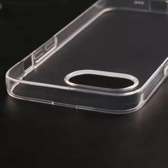 TPU чехол Epic Transparent 1,5mm для Apple iPhone 16e (6.1") Бесцветный (прозрачный) | Зображення 3