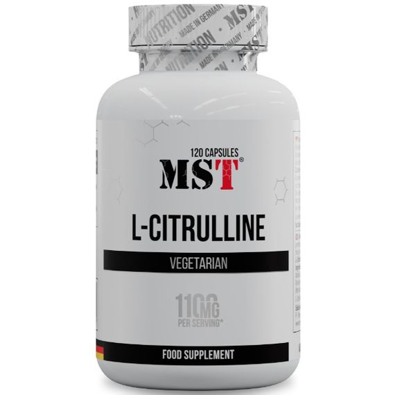 Цитрулін для спорту MST Nutrition L-Citrulline 120 Caps