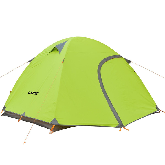 Палатка 3 х местная 210×180×135 (см) кемпинговая туристическая для рыбалки, отдыха на природе, пляжа Салатовый