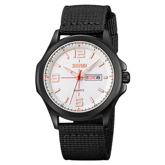 Годинник S2kmei 9315BKWT Black-White