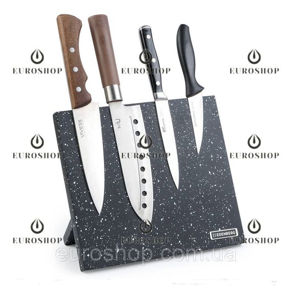 Магнітна дошка для ножів Edenberg EB-3660, чорна мармур | Зображення 2