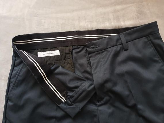 Чоловічі прямі темно сині штани | Зображення 2