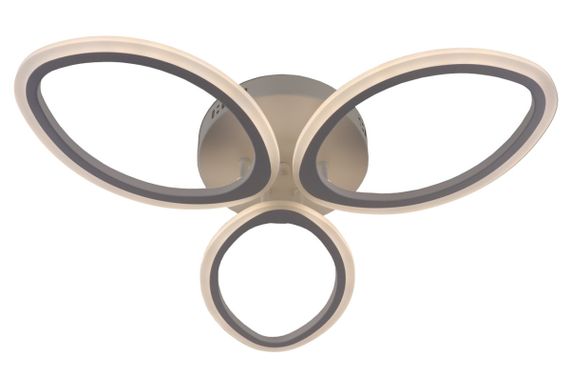 Люстра світлодіодна стельова LED світильник для квартири на стелю лед з пультом 25615 Білий 9х53х53 см. | Зображення 3