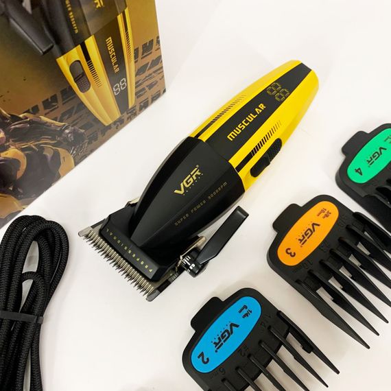 Професійний тример з насадками VGR, Машинка для стрижки волосся з універсальним живленням XS-98 | Зображення 7