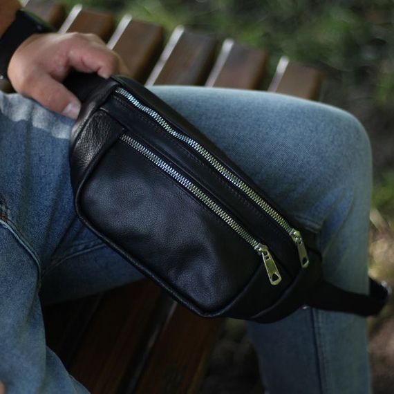 Чоловіча барсетка на пояс / Чоловіча бананка / Чоловіча барсетка JC-906 на пояс | Зображення 6