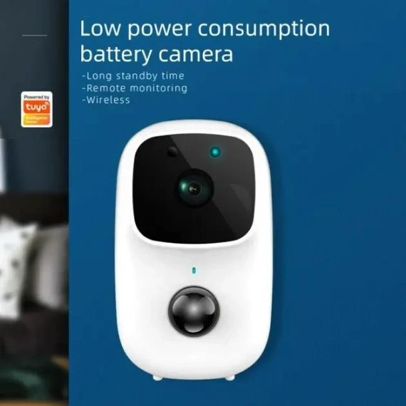 Домофон WiFi B90 Smart Doorbell с функцией видеозаписи Беспроводная видеокамера дверного звонка | Зображення 2
