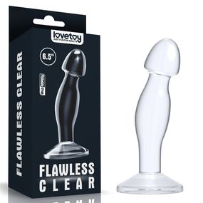Анальная пробка - Flawless Clear Prostate Plug 6.5" Clear Sex Aura