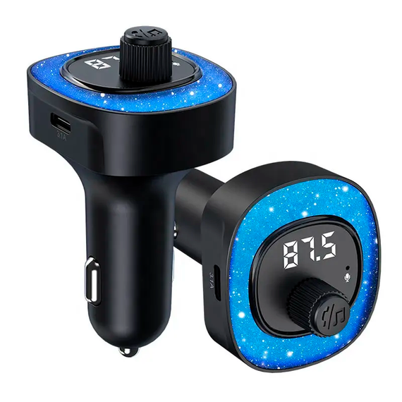 Автомобильный FM ФМ модулятор Terra С41, Bluetooth 5.0, трансмиттер, USB 3.1А, Type C | Зображення 1