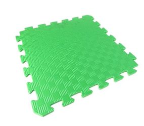 Мат-пазл (ластівчин хвіст) Sanstore EVA 50 x 50 x 1 см зелений 2172759216