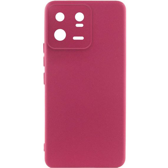 Чехол Silicone Cover Lakshmi Full Camera (A) для Xiaomi 13 Pro Full camera, Бордовый / Marsala