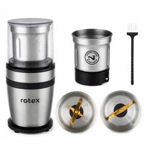 Кавомолка Rotex MultiPro RCG306-T 300 Вт срібляста