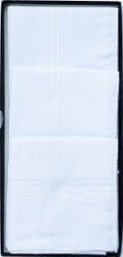 Чоловічі носові хустинки Lindenmann White