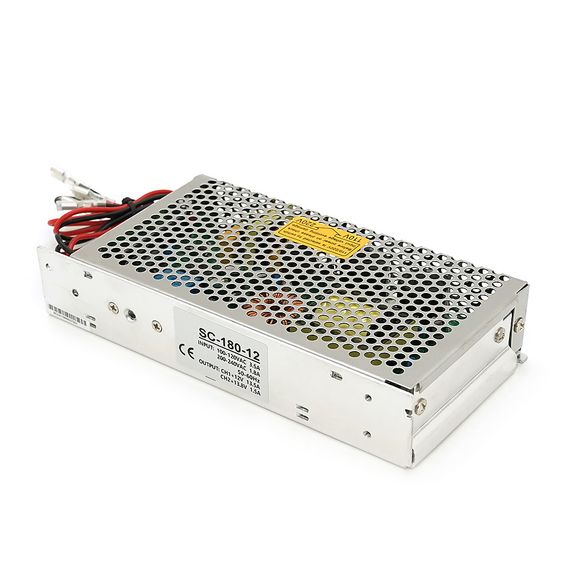 ИБП перфорированный с LED индикацией 12V/15А,SC-180W,(199x98x38) Q30 | Зображення 2