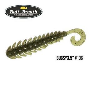 Силіконова приманка, Їстівний силікон Bait Breath BUGSY 3,5" (8 шт.) (106 Watermelon／Seed)
