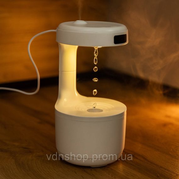 Зволожувач повітря для дому 12×22 см повітрязволожувач для дому портативний 600 мл з таймером Білий LZ599 | Зображення 8