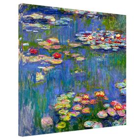Картина на полотні Водяні лілії, Клод Моне 50x50 см (H5050_ISK003)