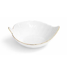 Салатник Листок із золотим кантом Середній (21,5 см, 550 мл)