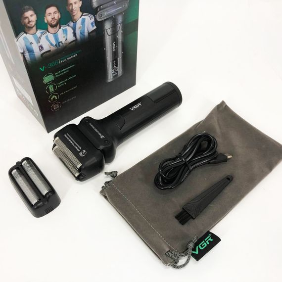 Електробритва для бороды VGR V-368, Бритва профессиональная для бритья, Профессиональная элетробритва NO-55