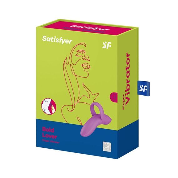 Вібратор на палець Satisfyer Bold Lover Dark Pink, гнучкий | Зображення 3