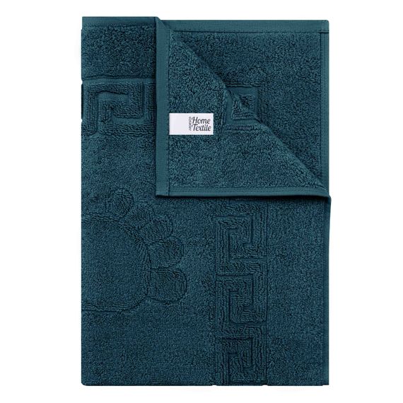 Килимок для ніг махровий Ardesto Home 50х70см, 100% бавовна, смарагдовий (ART2557EM) | Зображення 3
