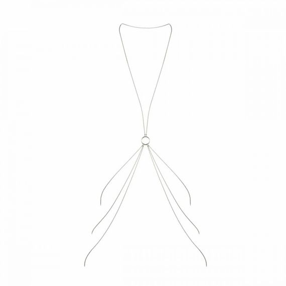 Ланцюжок для тіла Bijoux Indiscrets Magnifique 8 Body Chain — Silver Sex Aura | Зображення 2