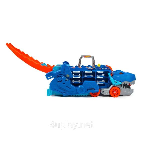 Мега-транспортер Хот Вилс Невероятный Ти-Рекс Оригинал Hot Wheels Ultimate T-Rex Transporter | Зображення 4