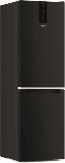Холодильник Whirlpool з нижньою морозильною камерою W7X82OK,  231л, 104л, 2двері, А+, NF,  чорний (W7X82OK) | Зображення 1