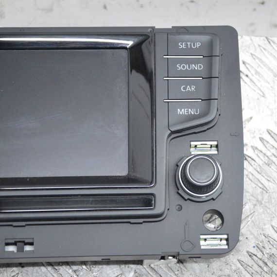 Дисплей магнітоли Volkswagen Golf VII 2012-2020 Екран радіо Фольксваген Гольф 7 5G0919605 | Зображення 2