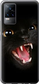 Чехол на Vivo V21E Чёрная кошка "932u-2375-17620"