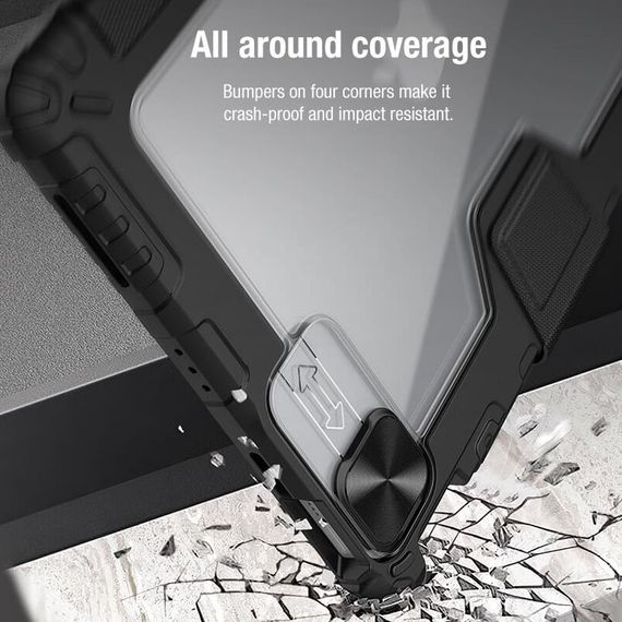 Чохол-книжка Nillkin Bumper Pro для Apple iPad Pro 11" (2020-22) /Air 10.9"(2020-22)/Air 11" 2024-25 Black | Зображення 3