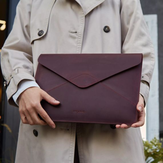 Чохол для ноутбука вінтажний Incarne Message MacBook Pro 14" 2021-2025 message-burgundy-vintage-pro-14 | Зображення 3
