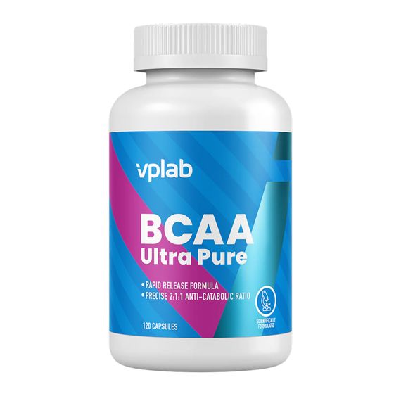 Амінокислоти VPLab BCAA Ultra Pure - 120 caps