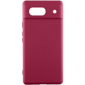 Чехол Silicone Cover Ummi Lakshmi Full Camera (AA) для Google Pixel 7a Бордовый / Marsala