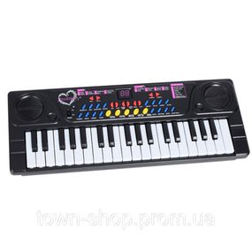 Детская музыкальная игрушка "Синтезатор" SYL-820, 37 клавиш, микрофон, музыка, запись