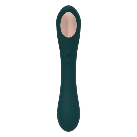 Вібратор та вакуумний кліторальний стимулятор 2-в-1 Alive Quiver Teal — максимальний комфорт та задоволення | Зображення 3