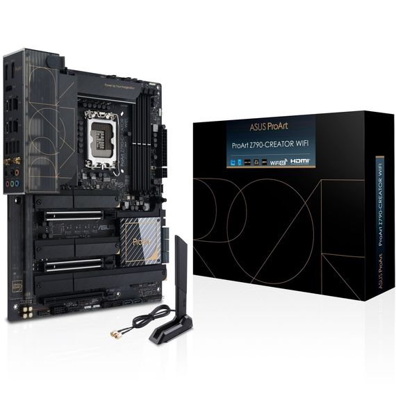 Материнcкая плата ASUS PROART Z790-CREATOR WIFI s1700 Z790 4xDDR5 M.2 HDMI Thunderbolt Wi-Fi BT ATX 90MB1DV0-M0EAY0 | Зображення 8