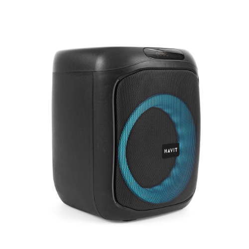 Портативна колонка HAVIT HV-SQ146BT 60W RGB Black (2шт/ящ) | Зображення 4