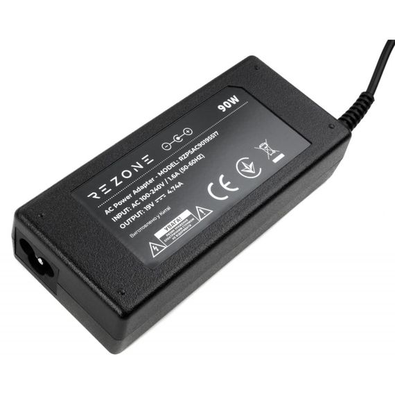Блок живлення до ноутбуку Rezone ACER 90W 19V 4.74A 5.5*1.7 (RZPSAC90195517) | Зображення 1