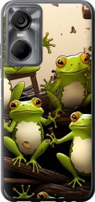Чехол на Tecno POP 6 Pro BE8 Жабки "5656u-2929-17620"