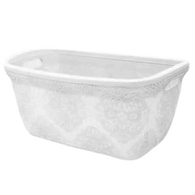 Кошик для білизни 51,5*35,5*25,5см б/кришки білий Lace ELIF