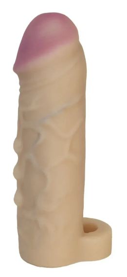 Подовжуюча насадка - презерватив EGZO Ciberskin ES003 ( 16 см х 3,6 см ) Sex Aura | Зображення 2