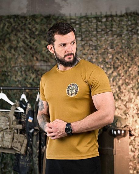 Тактична волога відводна Футболка Небесна кара кайот   ПП7893 | Зображення 2